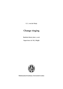 Change Ringing