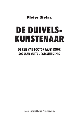 De Duivels-­ Kunstenaar