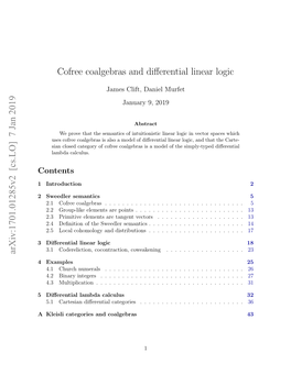 Cofree Coalgebras and Differential Linear Logic