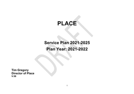 Service Plan 2021-2025 Plan Year: 2021-2022