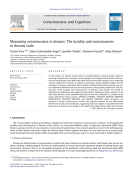 Measuring Consciousness in Dreams: the Lucidity and Consciousness In