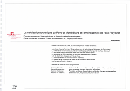 Wi La Valorisation Touristique Du Pays De Montbéliard Et L'aménagement De L'axe Freycinet