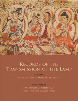 Records of the Transmission of the Lamp (Jingde Chuadeng