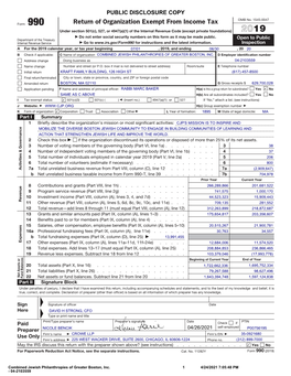 Return of Organization Exempt from Income