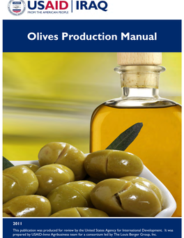 Olives Production Manual