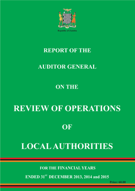 Local Authorities Review of Operations