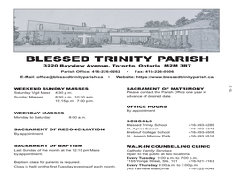 Blessed Trinity Parish