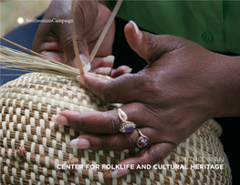 Center for Folklife and Cultural Heritage