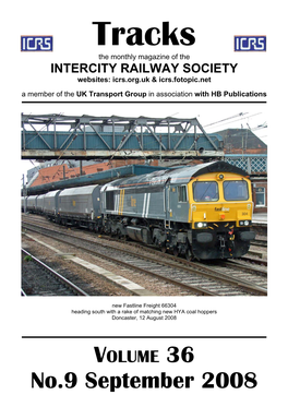 No.9 September 2008 INTERCITY RAILWAY SOCIETY President: Dr