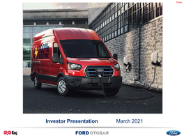 Investor Presentation March 2021 Public Contents 2