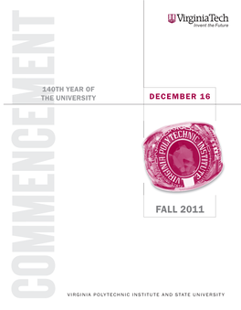 2011 Fall Program