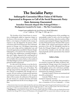 The Socialist Party