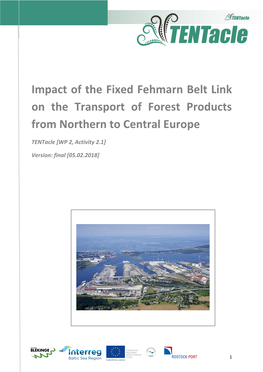 Impact of the Fixed Fehmarn Belt Link on the Transport of Forest Products from Northern to Central Europe