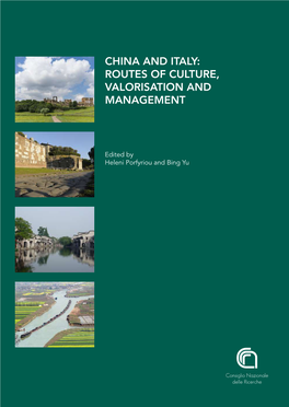 China and Italy: Routes of Culture, Valorisation and Management