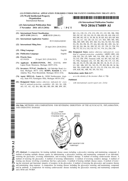 WO 2016/176089 Al 3 November 2016 (03.11.2016) P O P C T