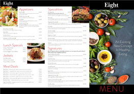 Eight Mediterranean Menu