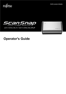 Operator's Guide Introduction