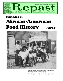 African-American Food History Part 2