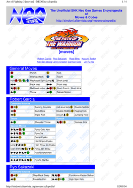 Moves] - NEO Encyclopedia 1 / 4
