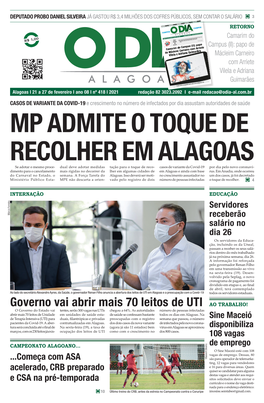 Governo Vai Abrir Mais 70 Leitos De UTI AO TRABALHO! O Governo Do Estado Vai Tentes, Serão 300 Vagas Nas Utis Chegou a 64%