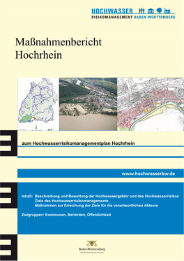 Maßnahmenbericht Hochrhein