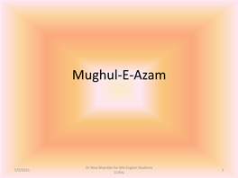 Mughul-E-Azam