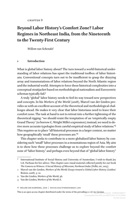 Beyond Labor History's Comfort Zone? Labor Regimes in Northeast