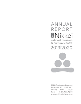 NNM&HC Annual Report 2020.Indd