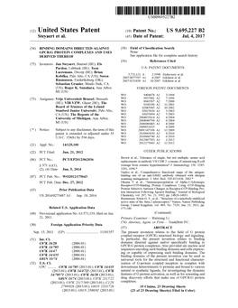 (12) United States Patent (10) Patent No.: US 9,695.227 B2 Steyaert Et Al