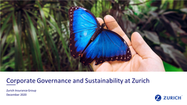 Corporate Governance and Sustainability at Zurich