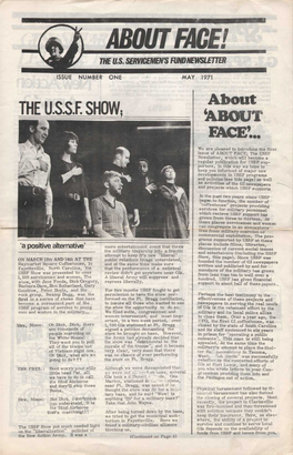The U.S.S.F. Show: 'About Face'