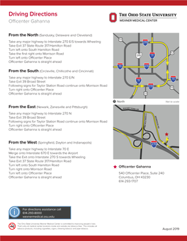 Driving Directions (PDF)