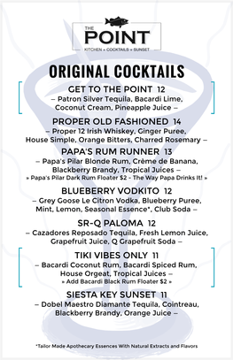 Copy of Cocktail Menu