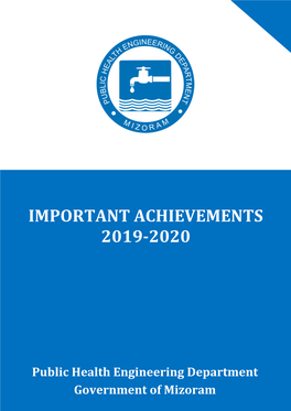 Important Achievements 2019-2020
