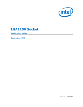 LGA1150 Socket — Application Guide