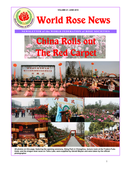 World Rose News