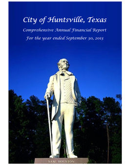 City of Huntsville, Texas