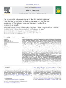 The Stratigraphic Relationship Between the Shuram Carbon Isotope