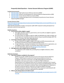 Human Genome Reference Program (HGRP)