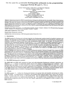 Languages Fortran 90 and C / C+--L