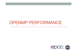 Openmp Performance 2