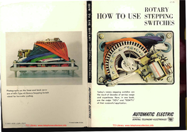 How to Use Rotary Stepping Switches Wisely and Fig