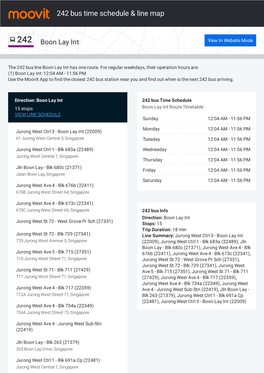 242 Bus Time Schedule & Line Route