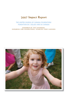 2007 Annual Report Page 2 of 15 - 2007 ANNUAL REPORT –––––––––––––––– WHAT an IMPACT! ––––––––––––––––
