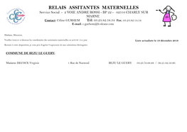 Liste Des Assistantes Maternelles De La