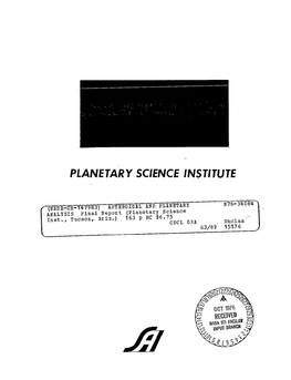 Planetary Science Institute