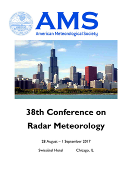 38Th Conference on Radar Meteorology