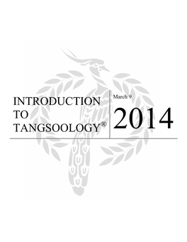 Introduction to Tangsoology®