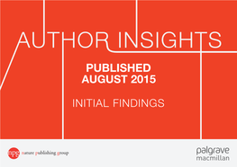 2444 2015 Author Insights Survey ST5 Amended.Indd