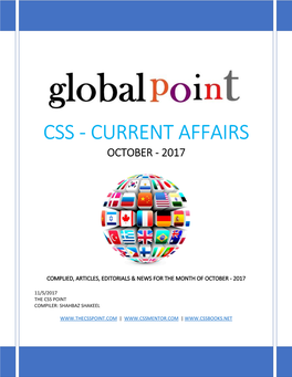 Css - Current Affairs October - 2017